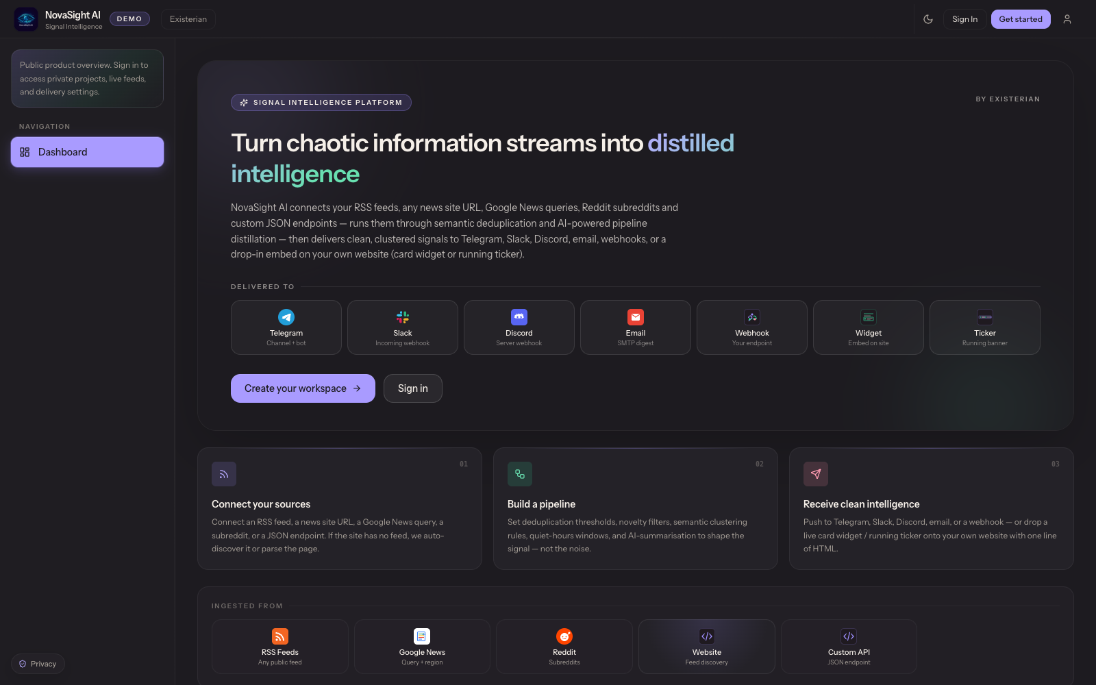 NovaSight AI public product overview